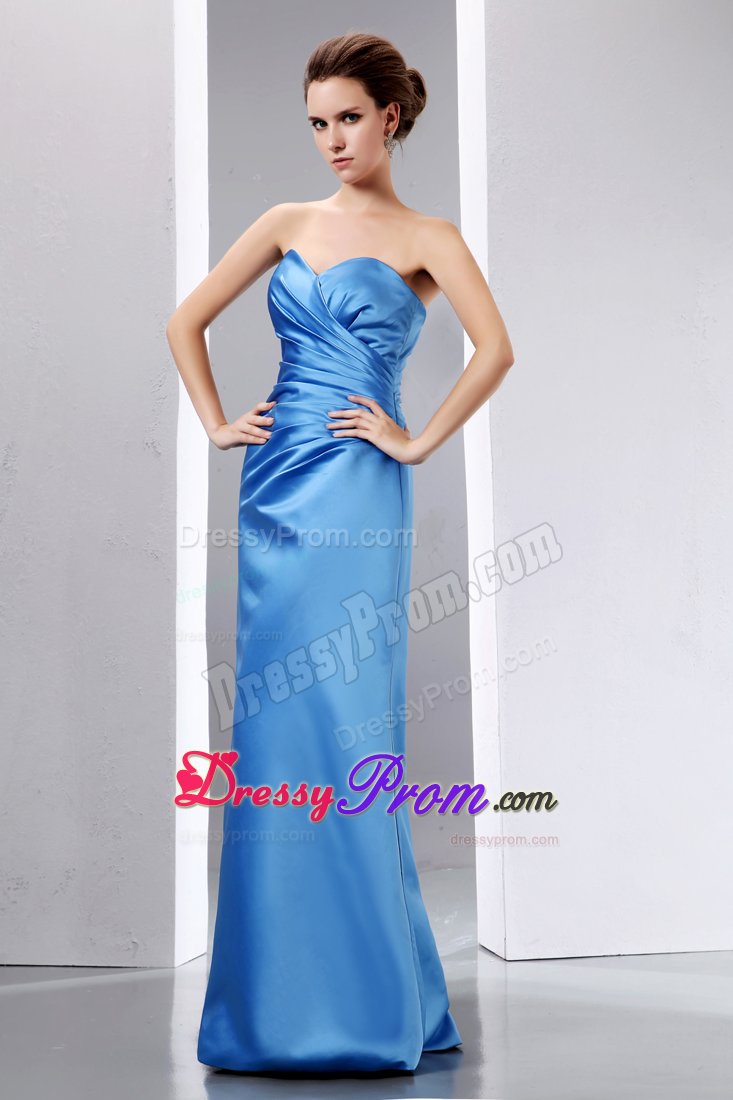 Tasty Ruched Sweetheart Senior Prom Strapless Floor-length Cariacica
