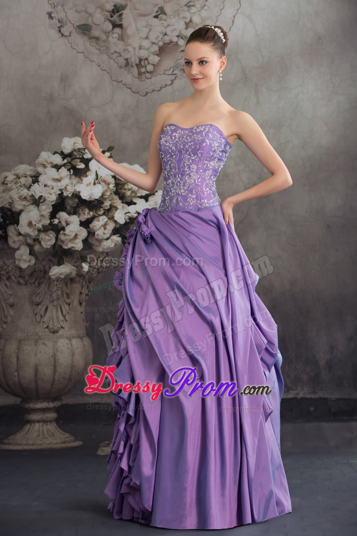 Embroidery Accent Sweetheart Quinceanera Gown with Ruffles 2014