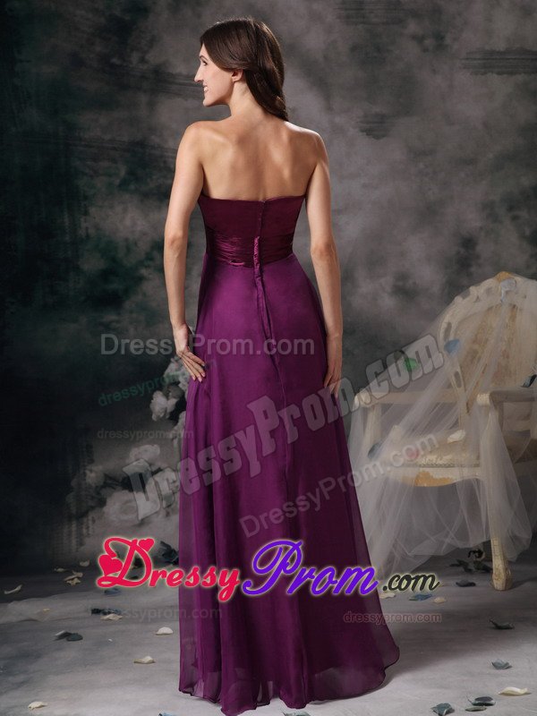 Beaded Sweetheart Empire Purple Prom Formal Dresses in Carmel CA