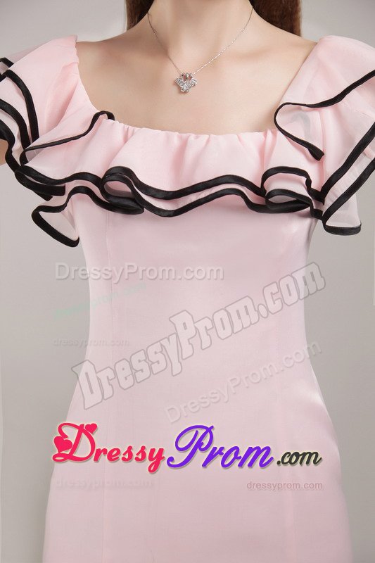 Flounced Neckline Mini Prom Dress for Ladies Colors to Choose