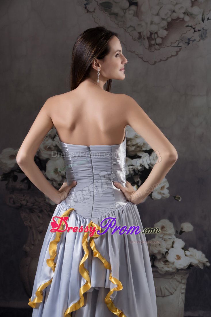 Cheap Empire Sweetheart Beaded Ruched Lilac Dress for Prom