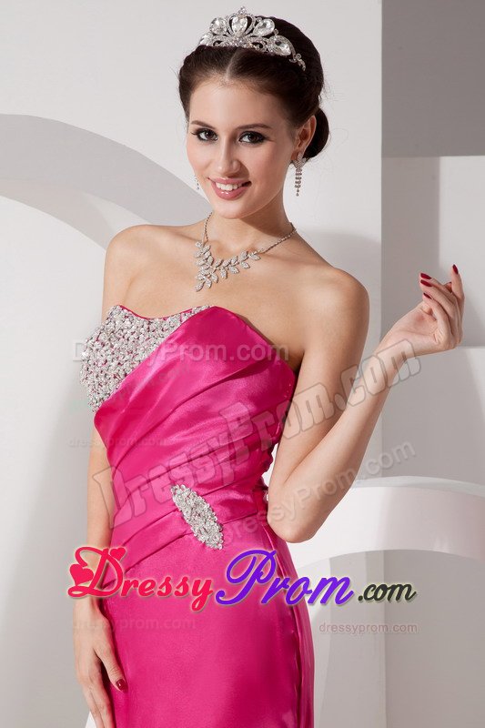 Sweetheart Beading Prom Dresses Sweep Train Lace up Back for Diadema