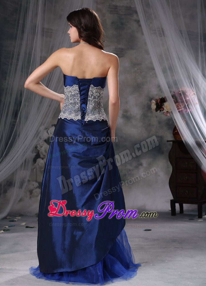 Attractive Lace Decorated Prom Cocktail Dresses Sweetheart Floor-length
