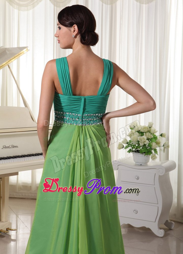 Wide Straps Prom Gowns Ruches Beading in Sao Jose Do Rio Preto