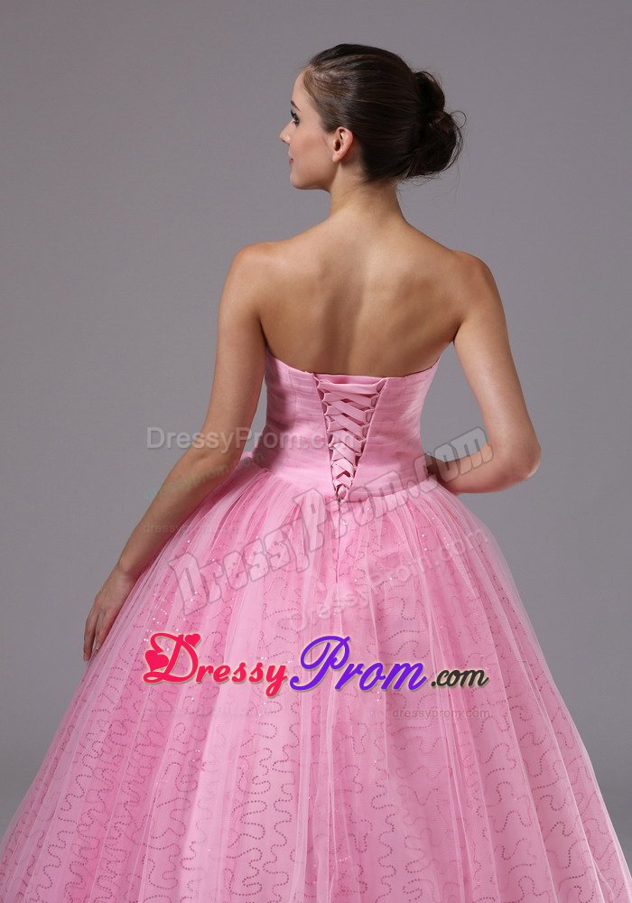Piracicaba Lace up Back Prom Bridesmaid Dresses Sweetheart Beading