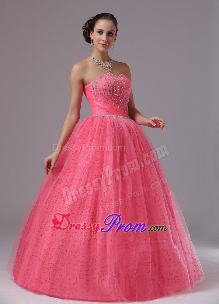 the Brand New Style Strapless Beaded Bodice Prom Gown Dress Tulle