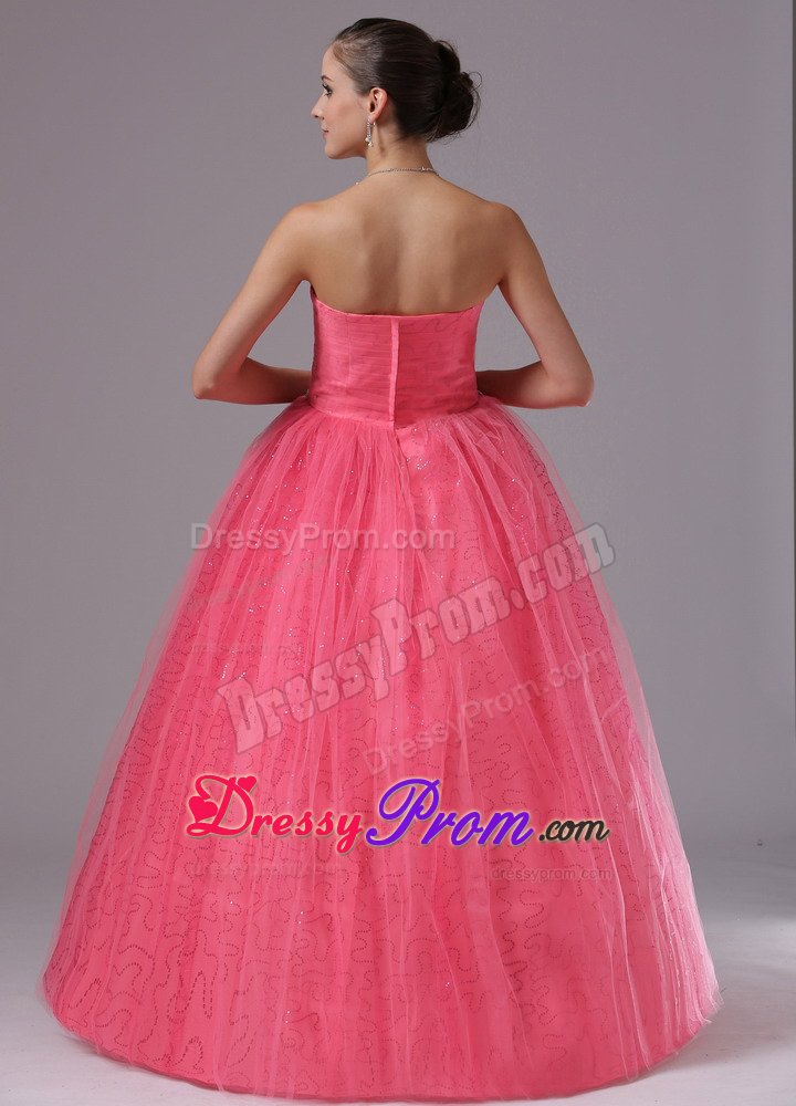 the Brand New Style Strapless Beaded Bodice Prom Gown Dress Tulle