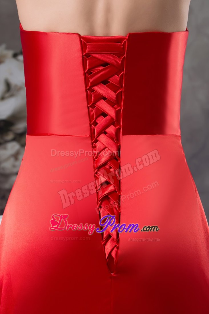 Beaded Halter Top Prom Gown Dress Asymmetrical Brush Train in Niteroi