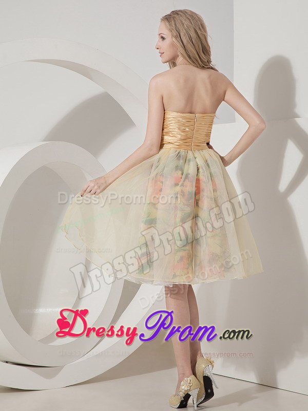 Multi-Colored Joinville Beaded Prom Formal Dress with Sash Mini-length