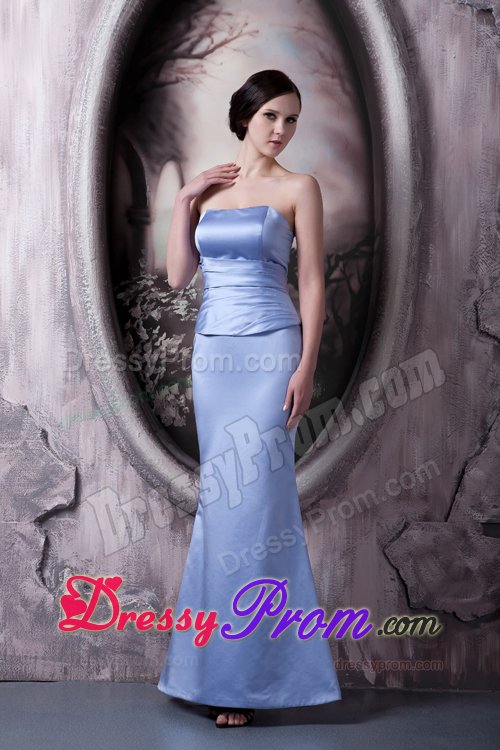 Brand New Style Ankle-length Prom Gown Dress Lace up Back Strapless