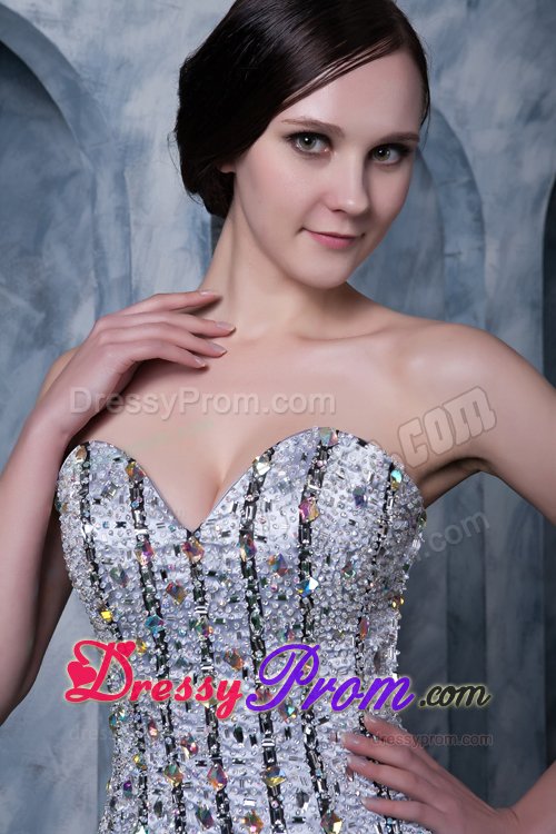 Popular Black A-line Beaded Prom Holiday Dress Brush Train Sweetheart