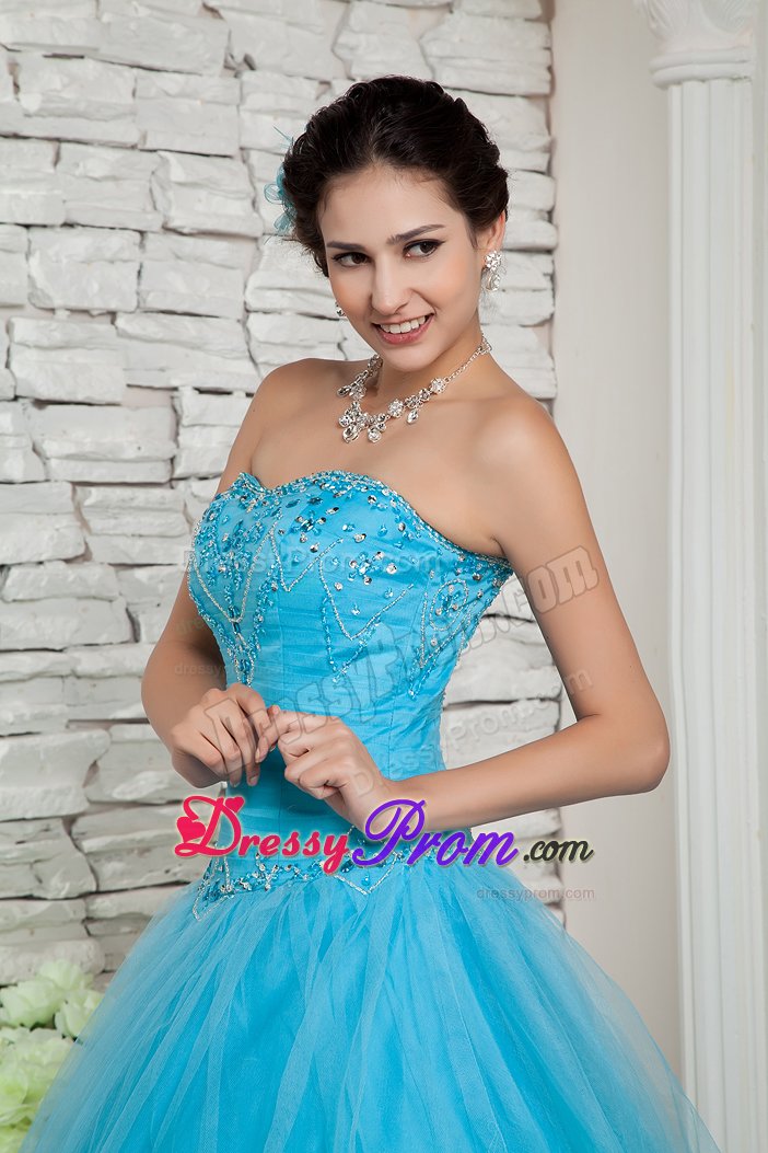 Cheap Beaded Prom Holiday Dresses Sweetheart Tulle with Floor-length