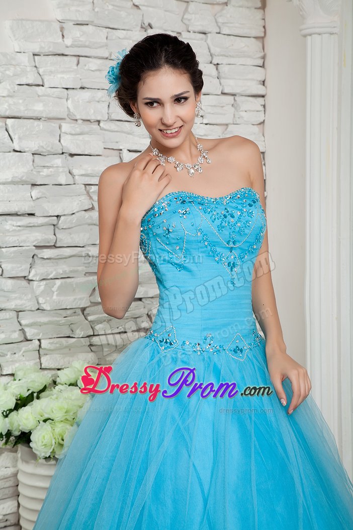 Cheap Beaded Prom Holiday Dresses Sweetheart Tulle with Floor-length