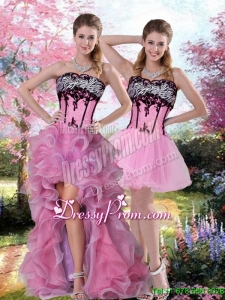 Cute Embroidery 2015 Knee Length Prom Skirts in Multi Color