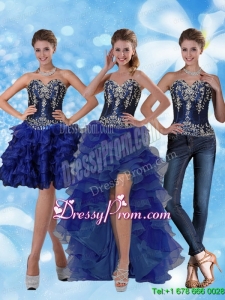 Most Popular Sweetheart Prom Skirts with Ruffled Layers and Embroidery