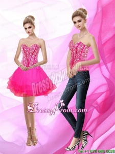 Sexy Sweetheart A Line Beading 2015 Prom Dress