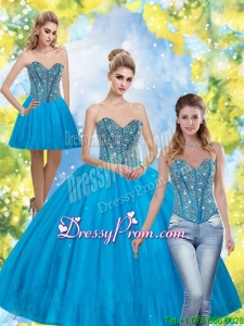 Beautiful Beading Sweetheart Quinceanera Dresses for 2015