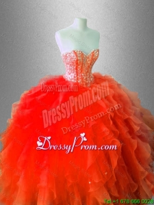 Beautiful Sweetheart Quinceanera Gowns with Beading
