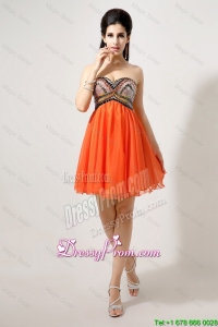Best Beaded and Sequined Prom Dresses in Orange