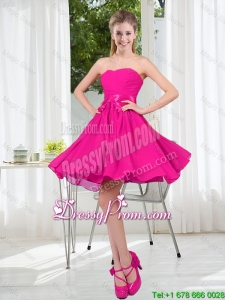 Custom Made Sweetheart Short Prom Dress with Bowknot