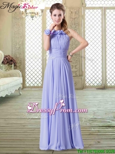 Sweet Empire Halter Top Fashionable Prom Dresses in Lavender