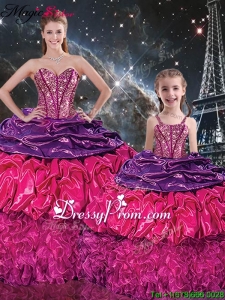 Gorgeous Sweetheart Princesita With Quinceanera Dresses with Ruffles and Pick Ups