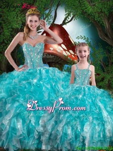 Hot Sale Sweetheart Princesita With Quinceanera Dresses with Beading and Ruffles for Summer