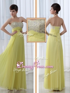 Low Price Sweetheart Floor Length Beading High End Prom Dress for Graduation