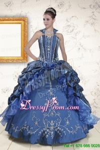 Exclusive Sweetheart Navy Blue Quinceanera Dresses with Beading