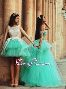 2016 Fashionable Off the Shoulder Prom Dress with Lace and Appliques
