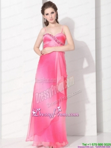 Vintage Remarkable 2015 Spaghetti Straps Prom Dress in Multi Color