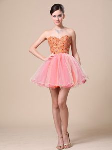 Cute Sweetheart For Custom Made Prom Dress with Beaded Bodice