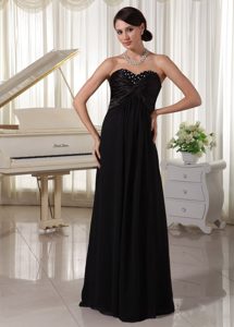 2014 Brush Train Sweetheart Empire Black Prom formal Dress