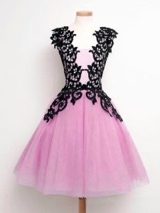 Trendy Sleeveless Lace Lace Up Quinceanera Court Dresses
