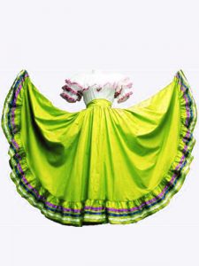 Chic Olive Green Sleeveless Ruffled Layers Floor Length Sweet 16 Dress