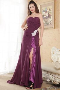 2013 Sweetheart Ruched Appliqued Prom Dress Colors to Choose