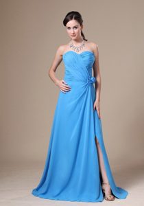 Plus Size Empire Ruched Teal Prom Evening Dress in Bedfordshire