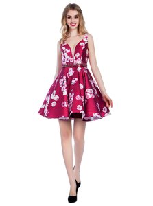 Fitting Satin Sleeveless Knee Length Prom Party Dress and Pattern