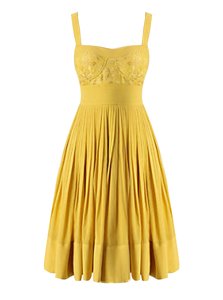 Luxury Yellow Prom Evening Gown Prom and For with Beading and Pleated Sweetheart Sleeveless Criss Cross