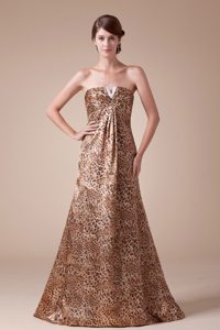 Leopard Multi-color Beading Hot Style Celebrity Prom Dresses