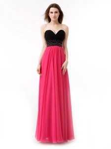 Hot Selling Sleeveless Beading and Ruffles Lace Up Prom Party Dress