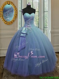 Cute Tulle and Sequined Sweetheart Sleeveless Lace Up Beading and Ruching 15 Quinceanera Dress inPurple