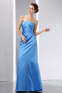 Tasty Ruched Sweetheart Senior Prom Strapless Floor-length Cariacica