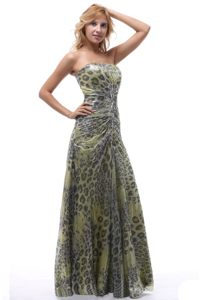 Best Strapless Leopard Print Long Prom Dress Colors to Choose