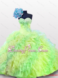 2015 Pretty Sweetheart Quinceanera Gowns in Multi Color