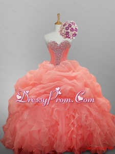 Discount Ball Gown Sweetheart Quinceanera Dresses for 2015 Summer