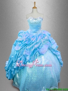 Custom Sequins and Pick Ups Sweet 16 Gowns for 2016