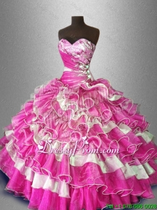 Multi Color Fashionable Quinceanera Dresses with Beading