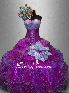 New Style Sweetheart Quinceanera Gowns with Sequins