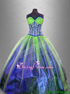 Popular Ball Gown Sweet 16 Gowns with Beading and Ruffles